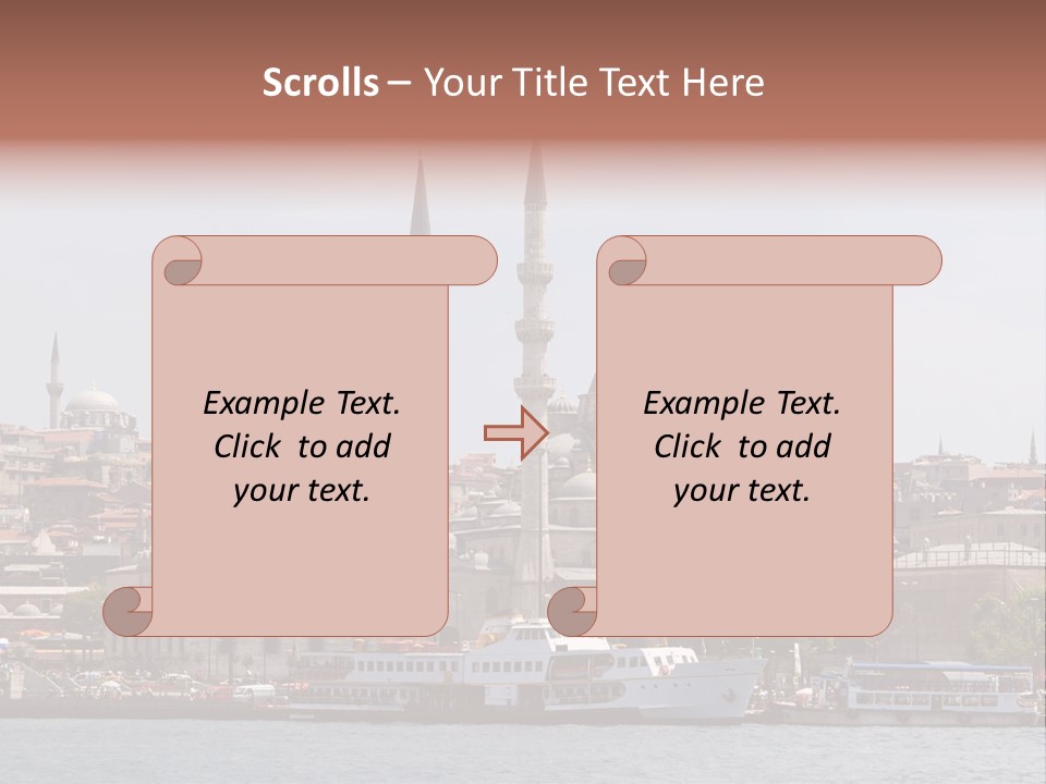 Istanbul Turkey New Mosque PowerPoint Template