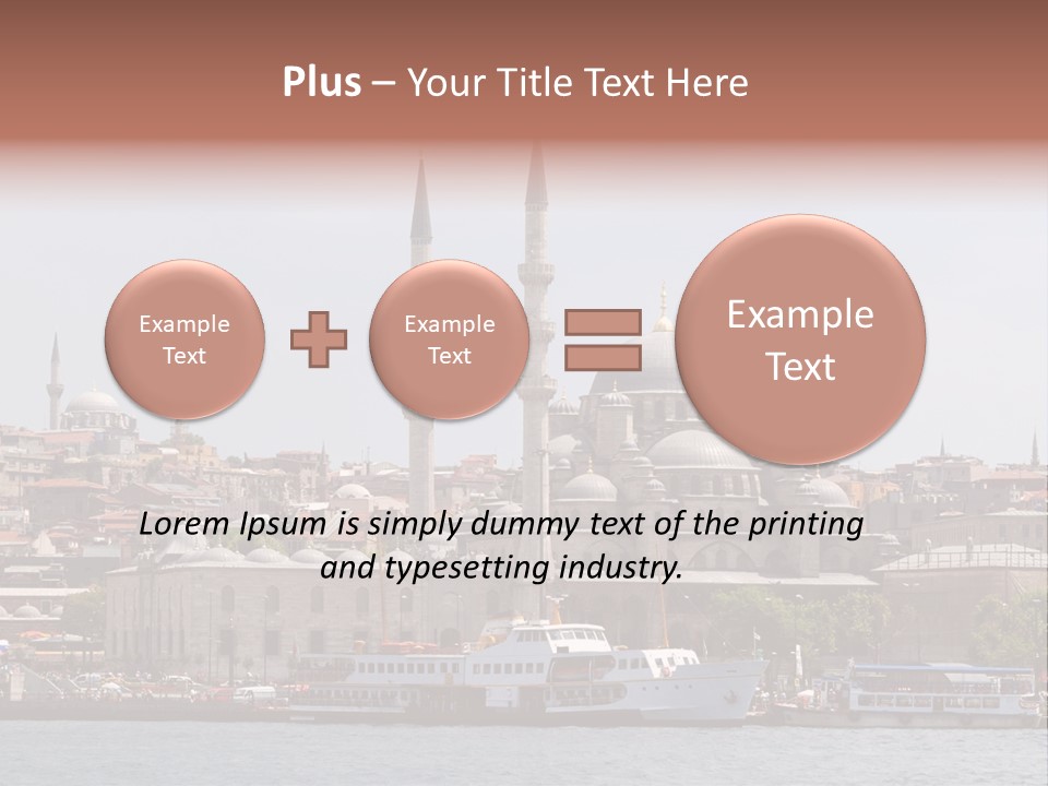 Istanbul Turkey New Mosque PowerPoint Template