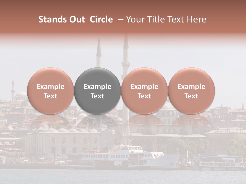 Istanbul Turkey New Mosque PowerPoint Template