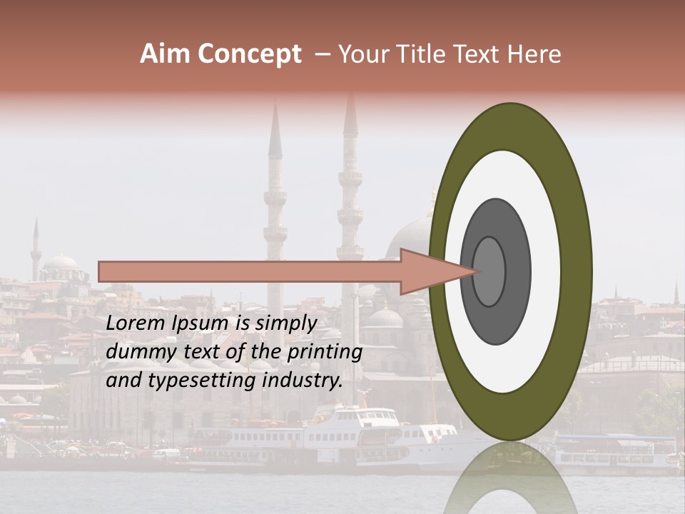 Istanbul Turkey New Mosque PowerPoint Template