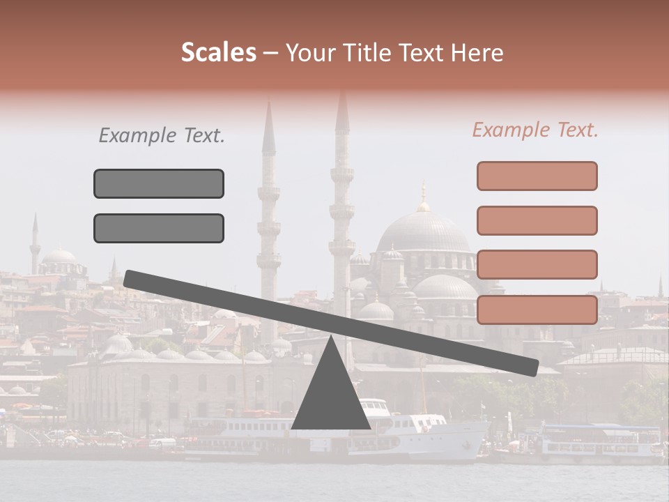 Istanbul Turkey New Mosque PowerPoint Template