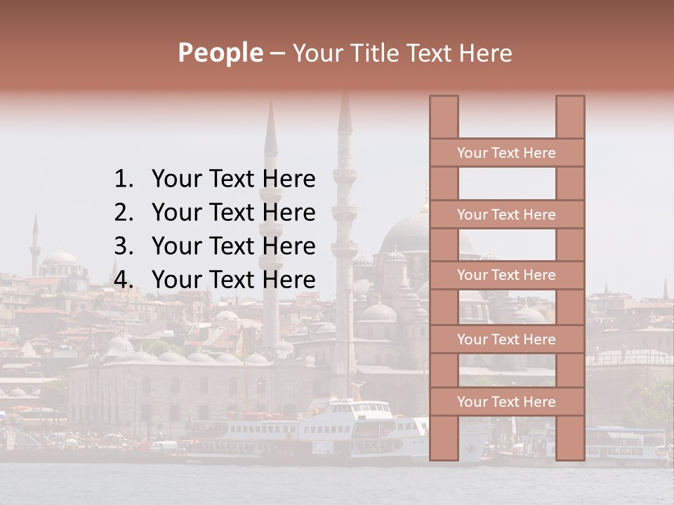 Istanbul Turkey New Mosque PowerPoint Template