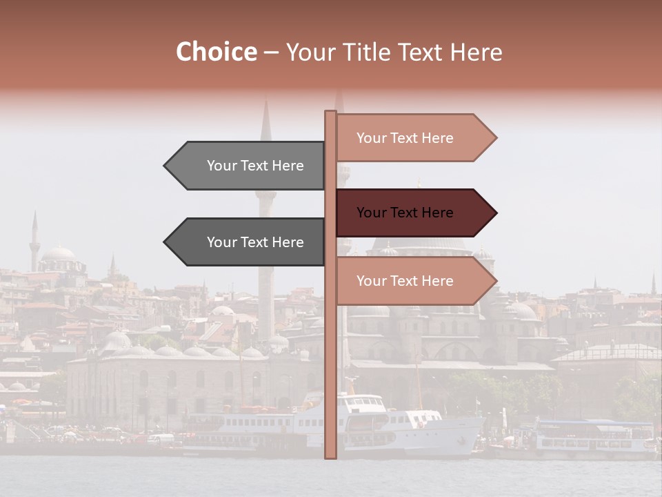 Istanbul Turkey New Mosque PowerPoint Template