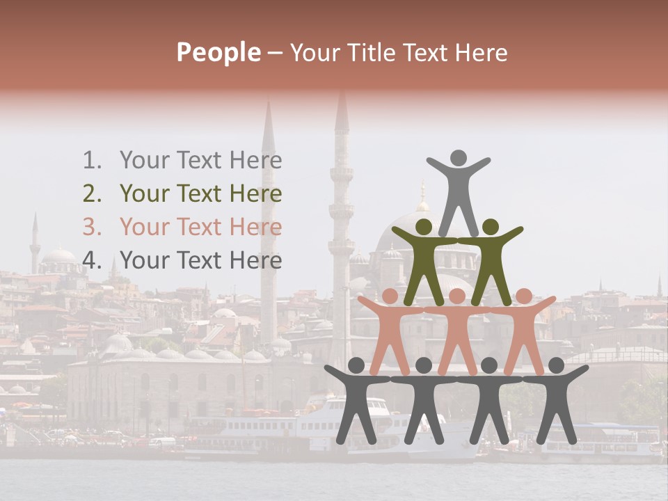 Istanbul Turkey New Mosque PowerPoint Template