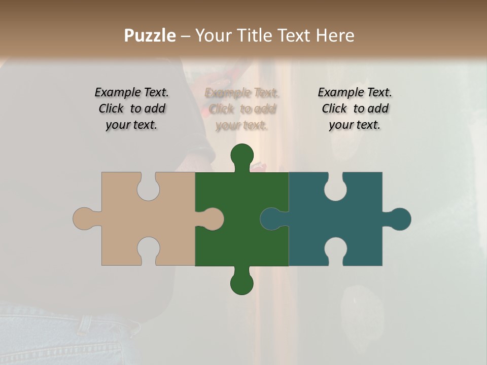 Man Spackling New Drywall In A Bathroom PowerPoint Template