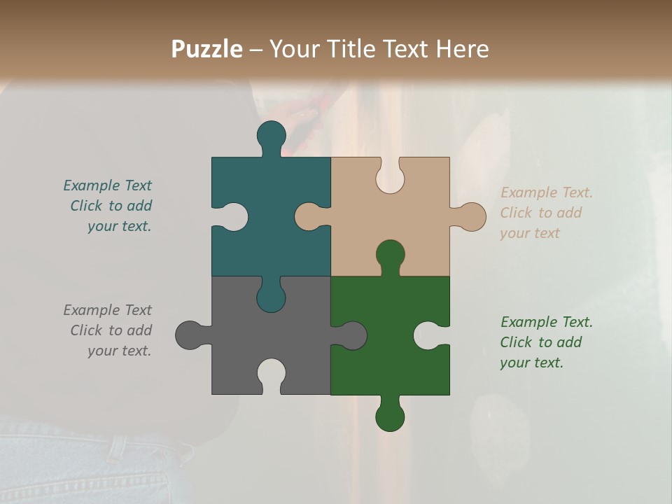 Man Spackling New Drywall In A Bathroom PowerPoint Template