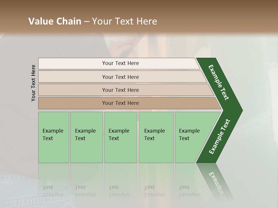 Man Spackling New Drywall In A Bathroom PowerPoint Template