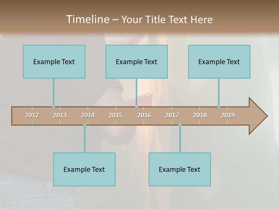 Man Spackling New Drywall In A Bathroom PowerPoint Template