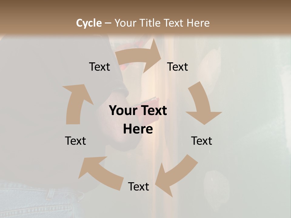 Man Spackling New Drywall In A Bathroom PowerPoint Template