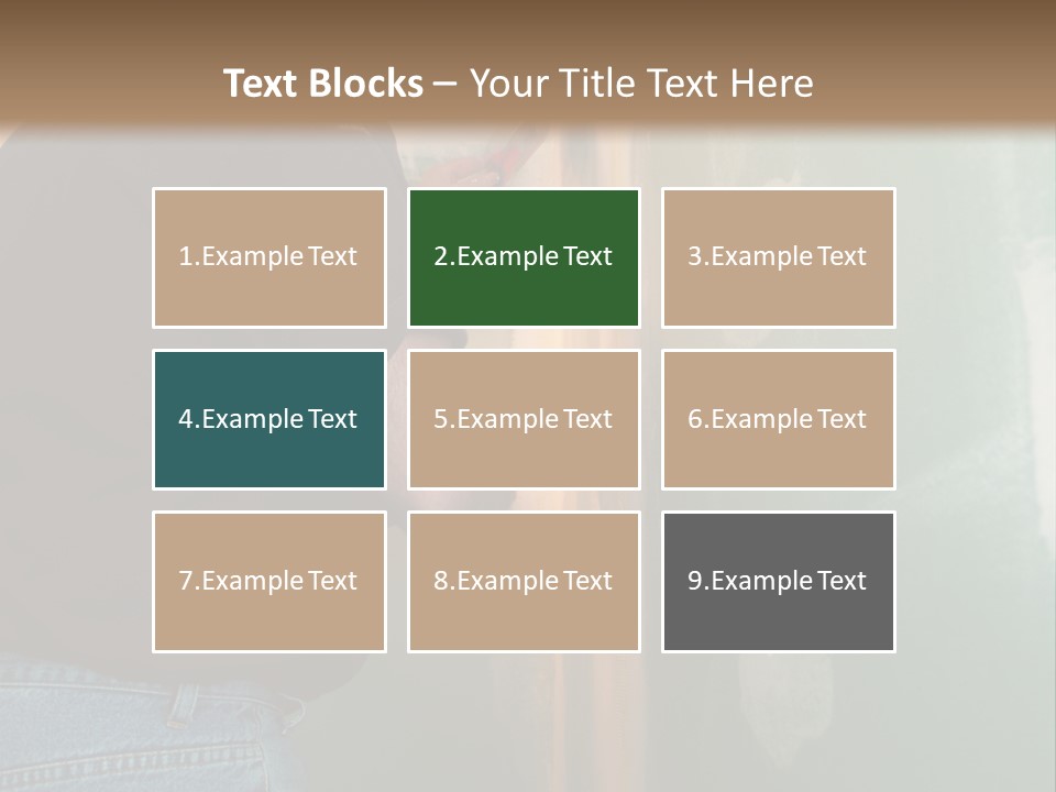 Man Spackling New Drywall In A Bathroom PowerPoint Template