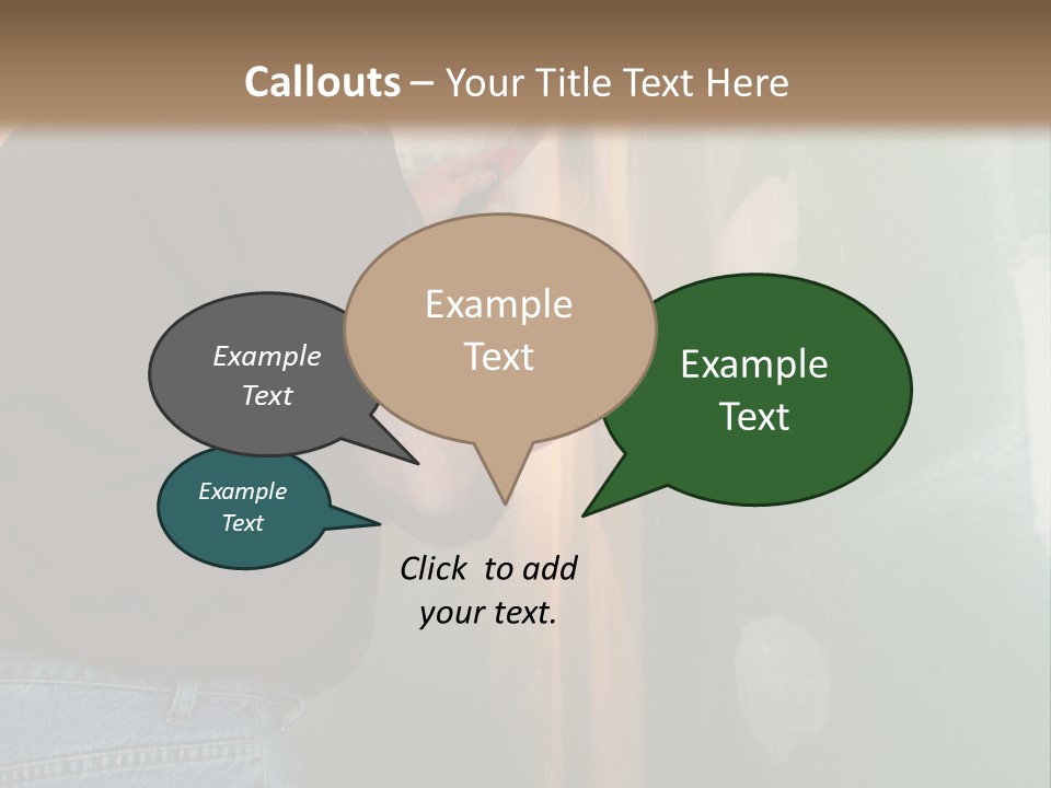 Man Spackling New Drywall In A Bathroom PowerPoint Template