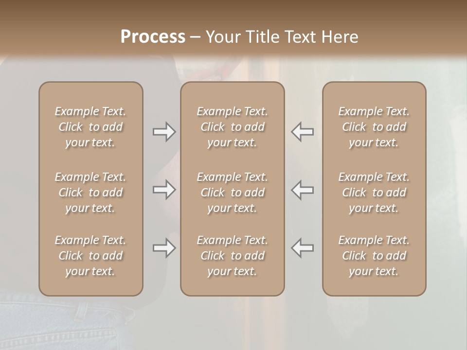 Man Spackling New Drywall In A Bathroom PowerPoint Template