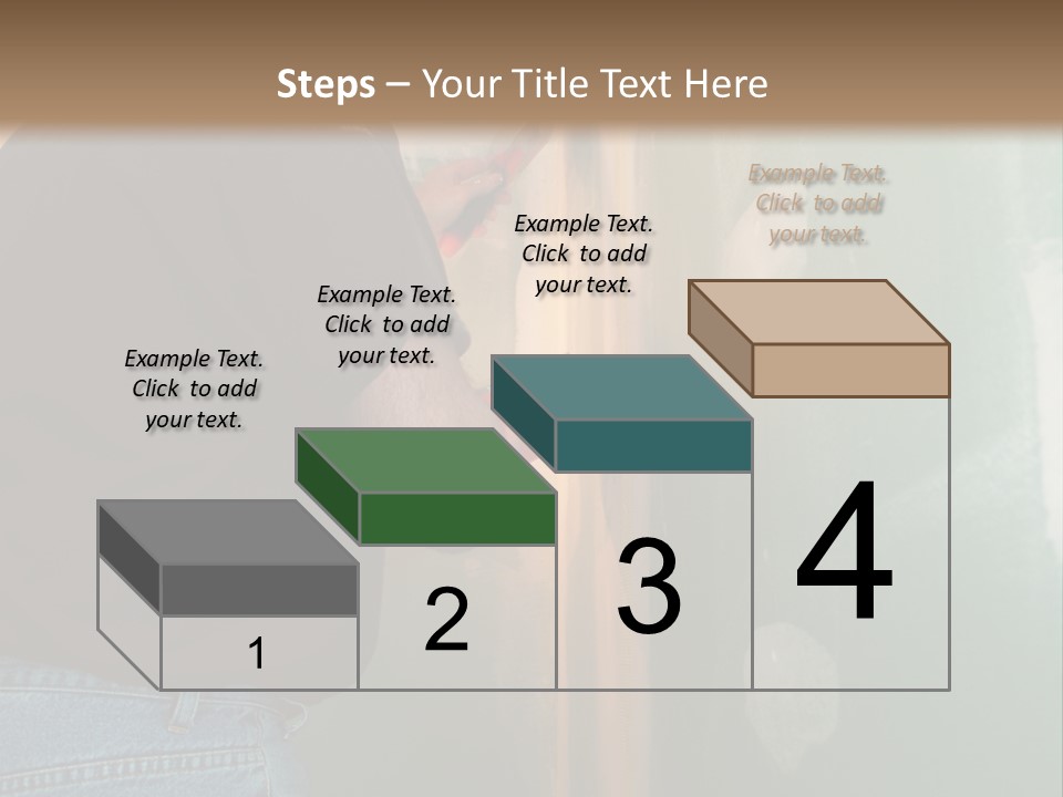 Man Spackling New Drywall In A Bathroom PowerPoint Template