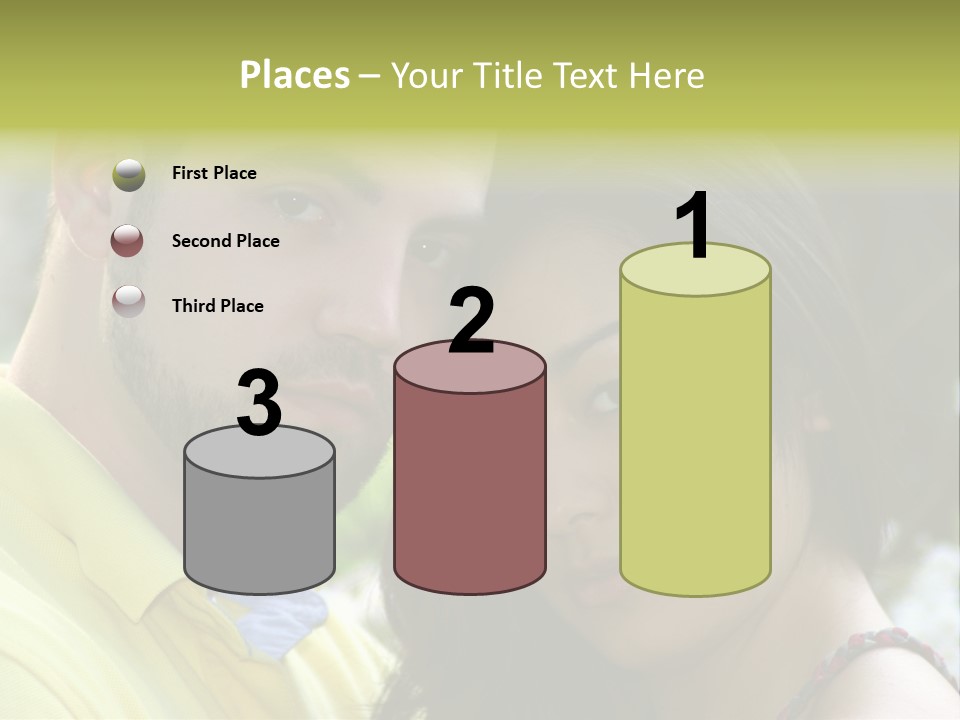 Beautiful Couple, Close Together Marriage, Counseling PowerPoint Template