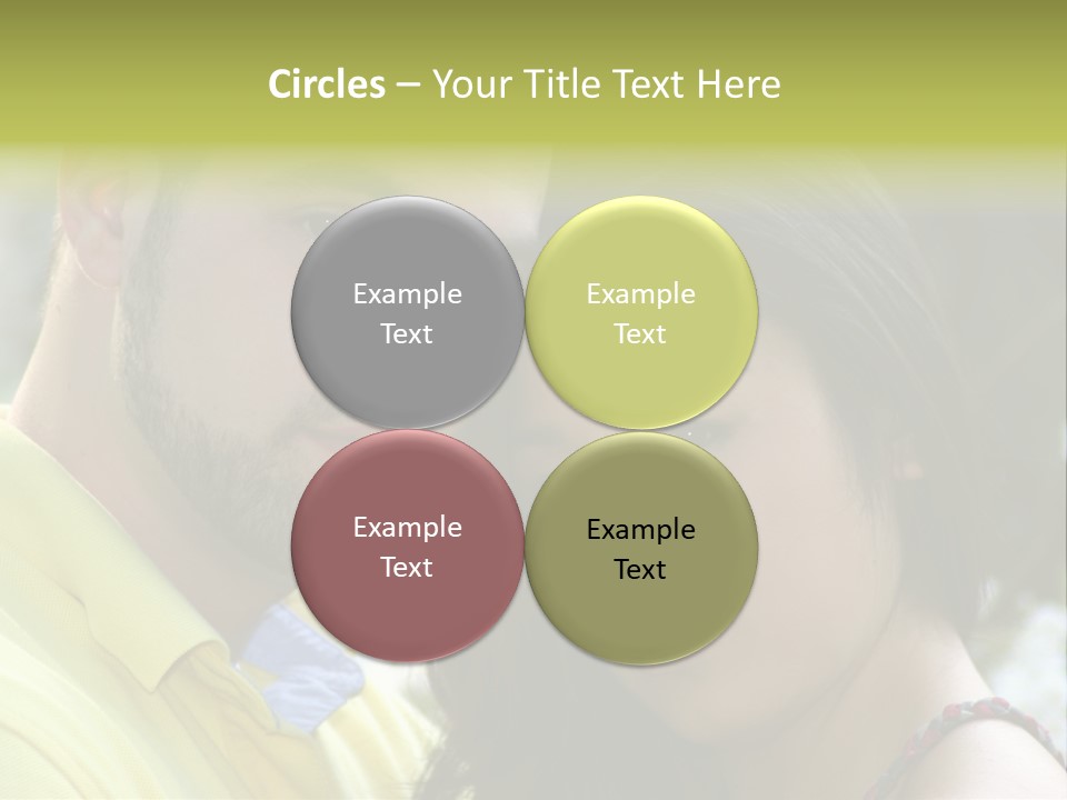 Beautiful Couple, Close Together Marriage, Counseling PowerPoint Template