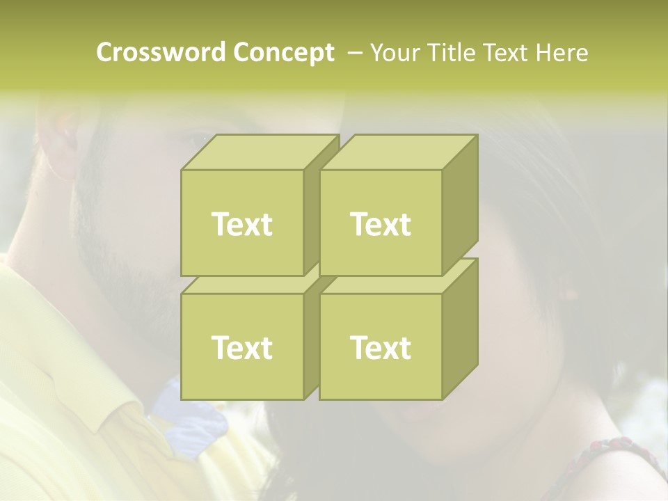 Beautiful Couple, Close Together Marriage, Counseling PowerPoint Template