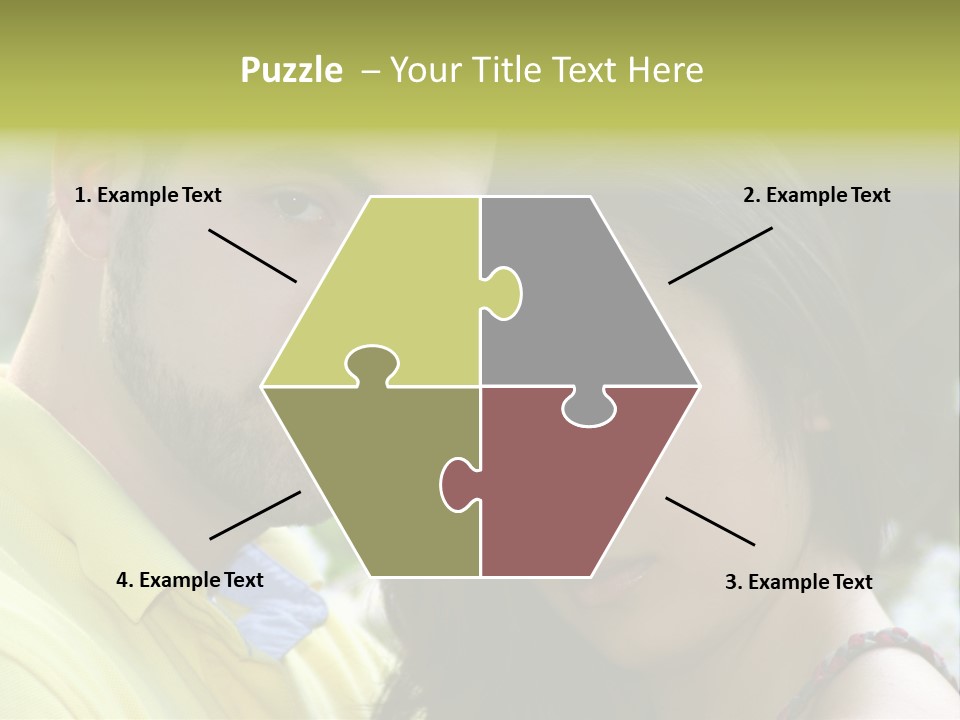 Beautiful Couple, Close Together Marriage, Counseling PowerPoint Template