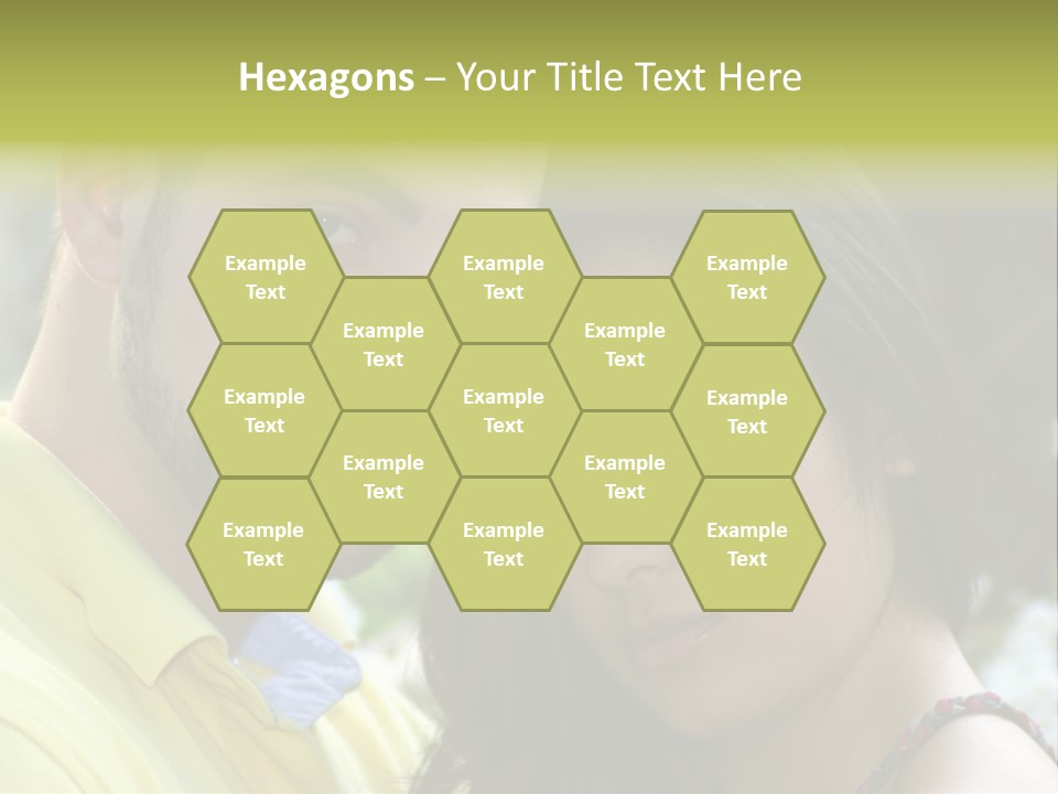 Beautiful Couple, Close Together Marriage, Counseling PowerPoint Template