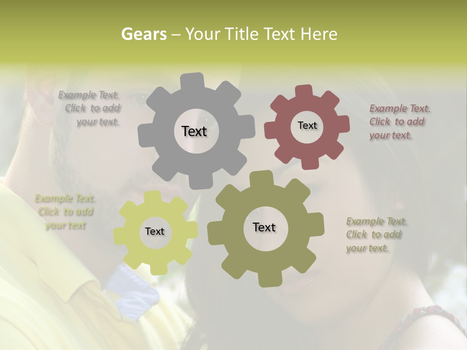 Beautiful Couple, Close Together Marriage, Counseling PowerPoint Template