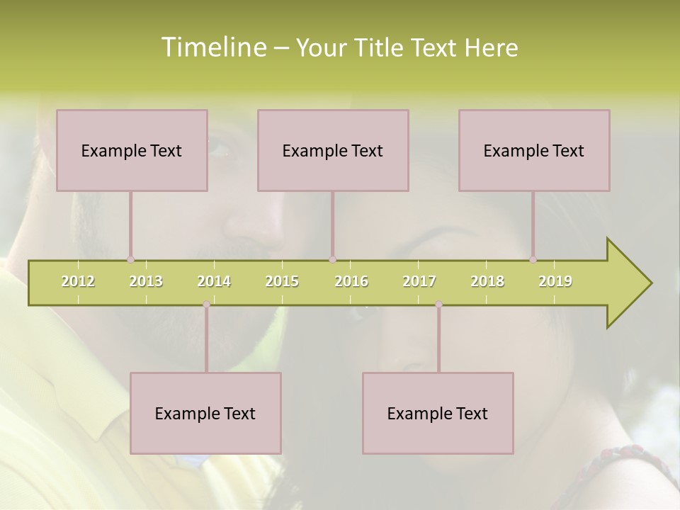 Beautiful Couple, Close Together Marriage, Counseling PowerPoint Template