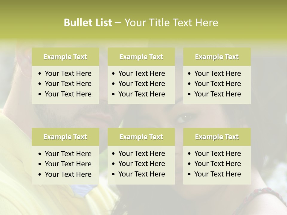 Beautiful Couple, Close Together Marriage, Counseling PowerPoint Template