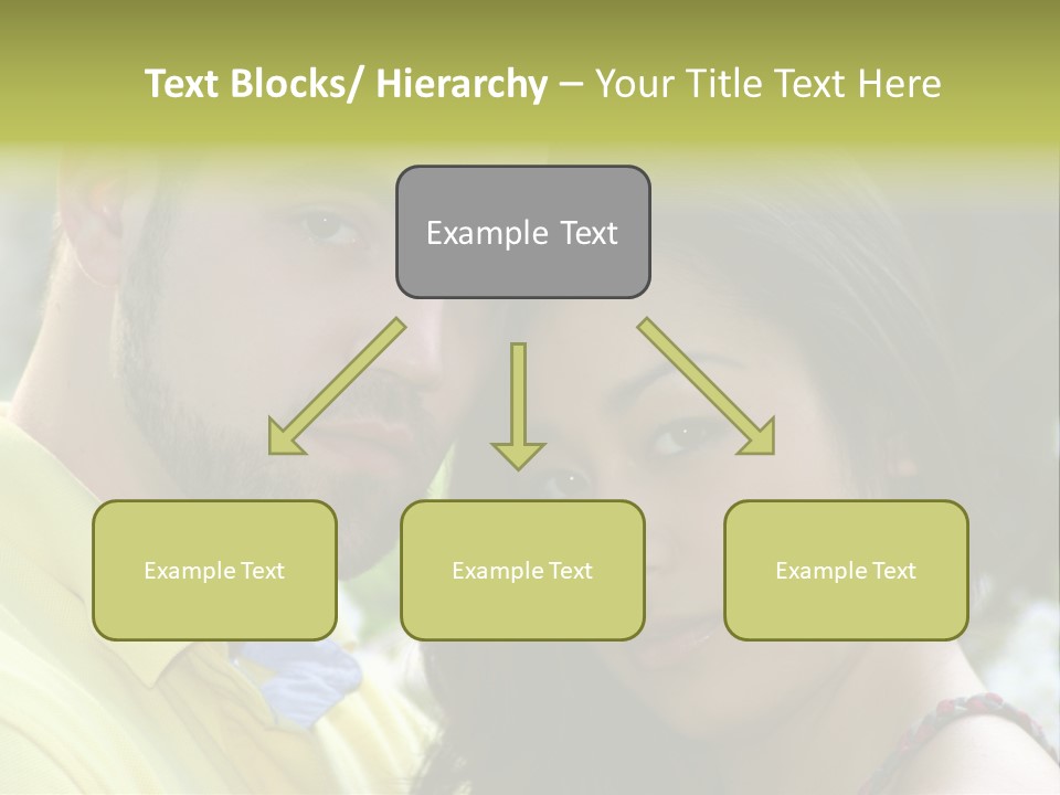Beautiful Couple, Close Together Marriage, Counseling PowerPoint Template