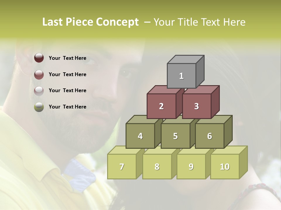 Beautiful Couple, Close Together Marriage, Counseling PowerPoint Template