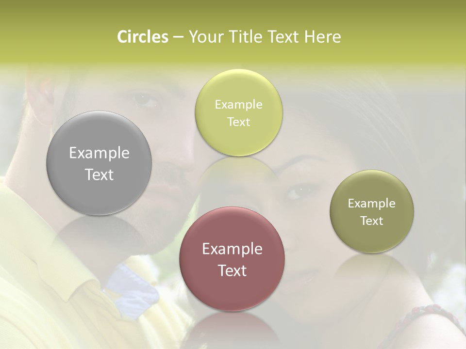 Beautiful Couple, Close Together Marriage, Counseling PowerPoint Template