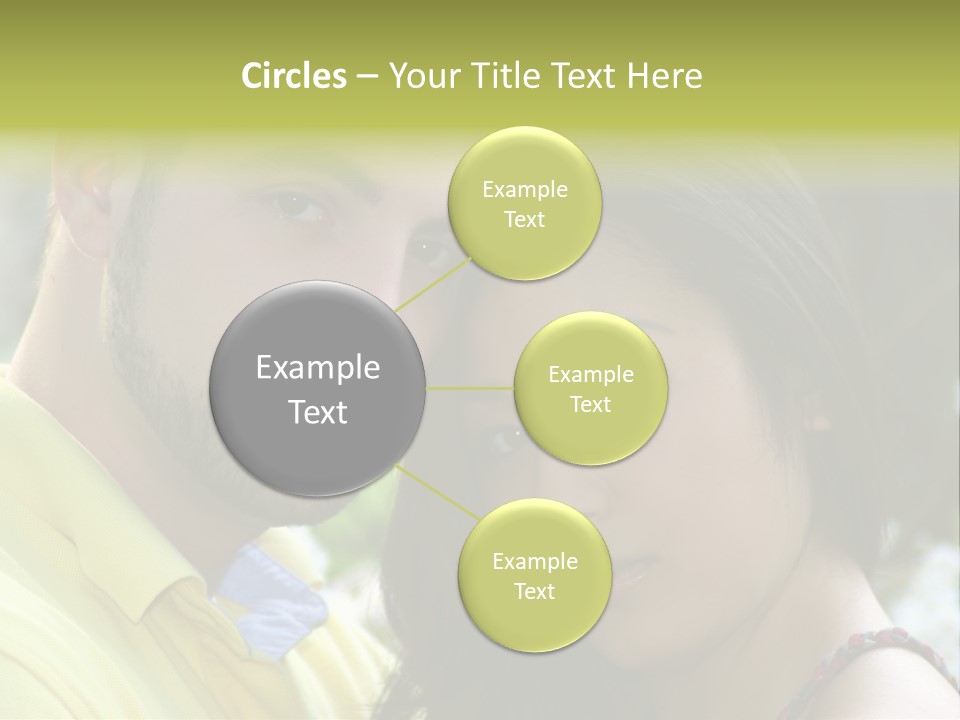 Beautiful Couple, Close Together Marriage, Counseling PowerPoint Template