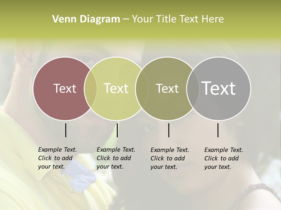 Beautiful Couple, Close Together Marriage, Counseling PowerPoint Template