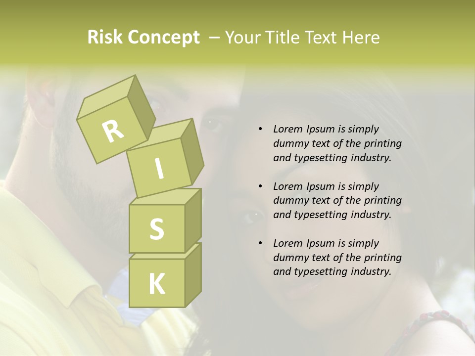 Beautiful Couple, Close Together Marriage, Counseling PowerPoint Template