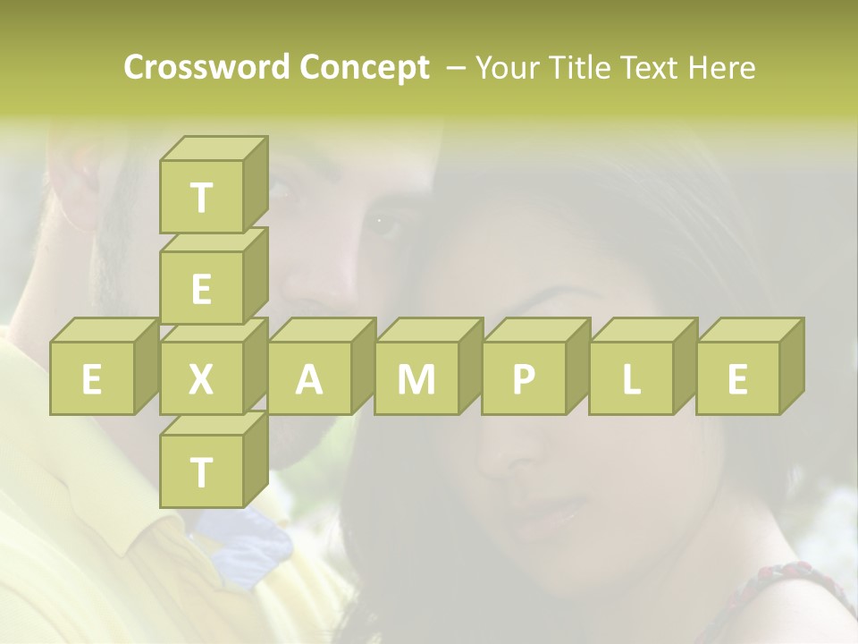 Beautiful Couple, Close Together Marriage, Counseling PowerPoint Template