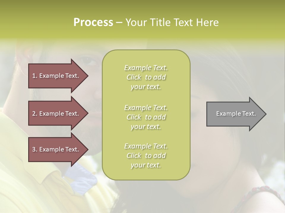 Beautiful Couple, Close Together Marriage, Counseling PowerPoint Template