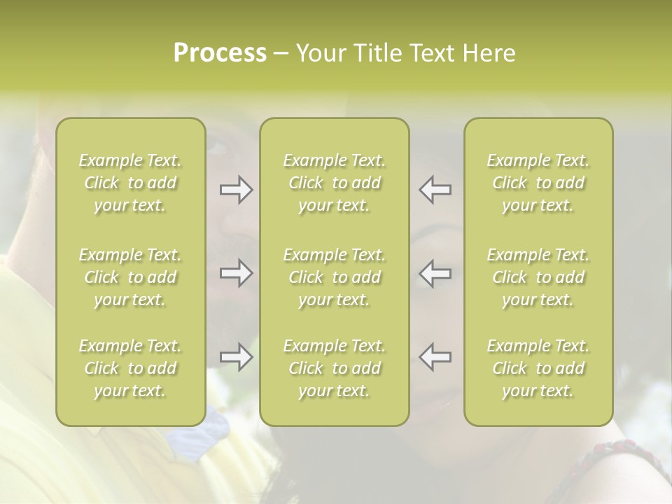 Beautiful Couple, Close Together Marriage, Counseling PowerPoint Template