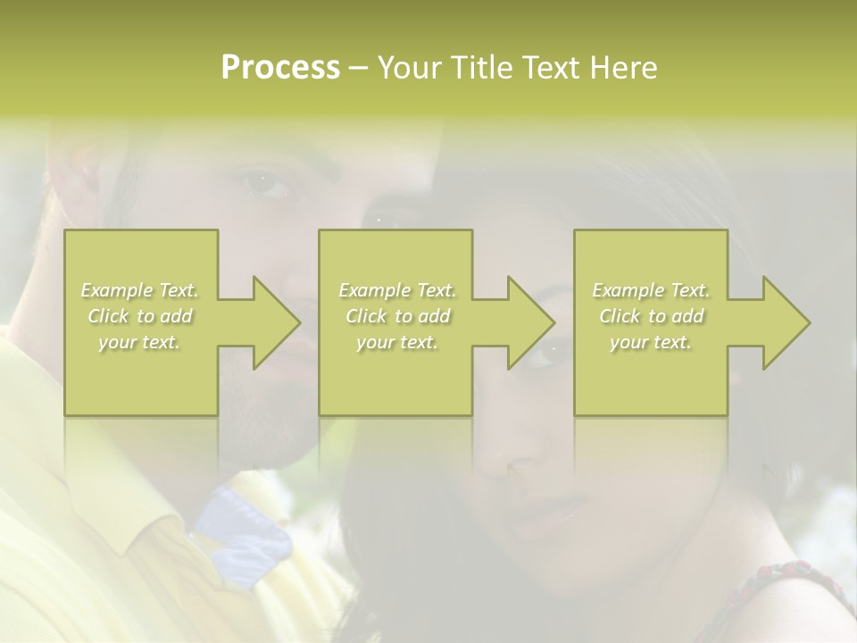 Beautiful Couple, Close Together Marriage, Counseling PowerPoint Template
