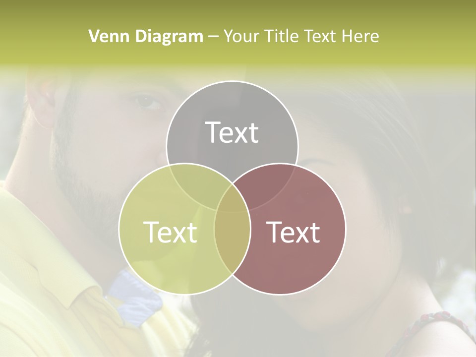 Beautiful Couple, Close Together Marriage, Counseling PowerPoint Template