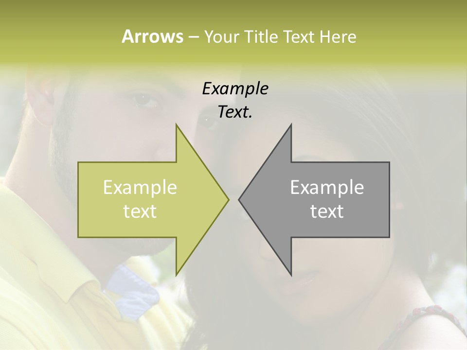 Beautiful Couple, Close Together Marriage, Counseling PowerPoint Template