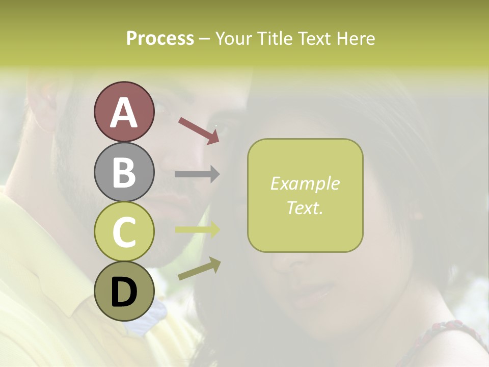 Beautiful Couple, Close Together Marriage, Counseling PowerPoint Template