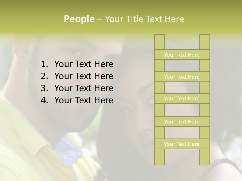 Beautiful Couple, Close Together Marriage, Counseling PowerPoint Template