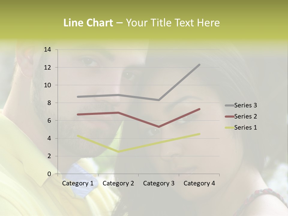 Beautiful Couple, Close Together Marriage, Counseling PowerPoint Template