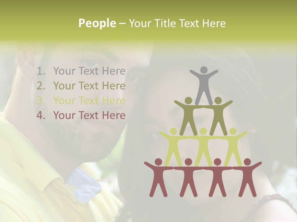 Beautiful Couple, Close Together Marriage, Counseling PowerPoint Template