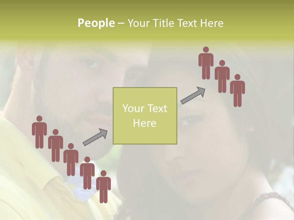 Beautiful Couple, Close Together Marriage, Counseling PowerPoint Template