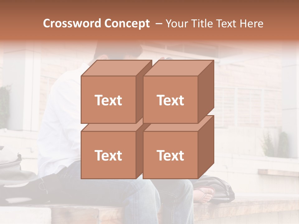 Attractive Students At College Studying Using A Laptop Computer PowerPoint Template
