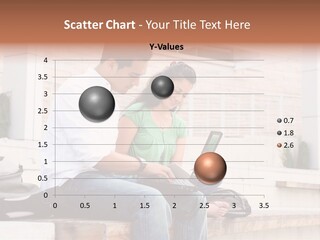 Attractive Students At College Studying Using A Laptop Computer PowerPoint Template