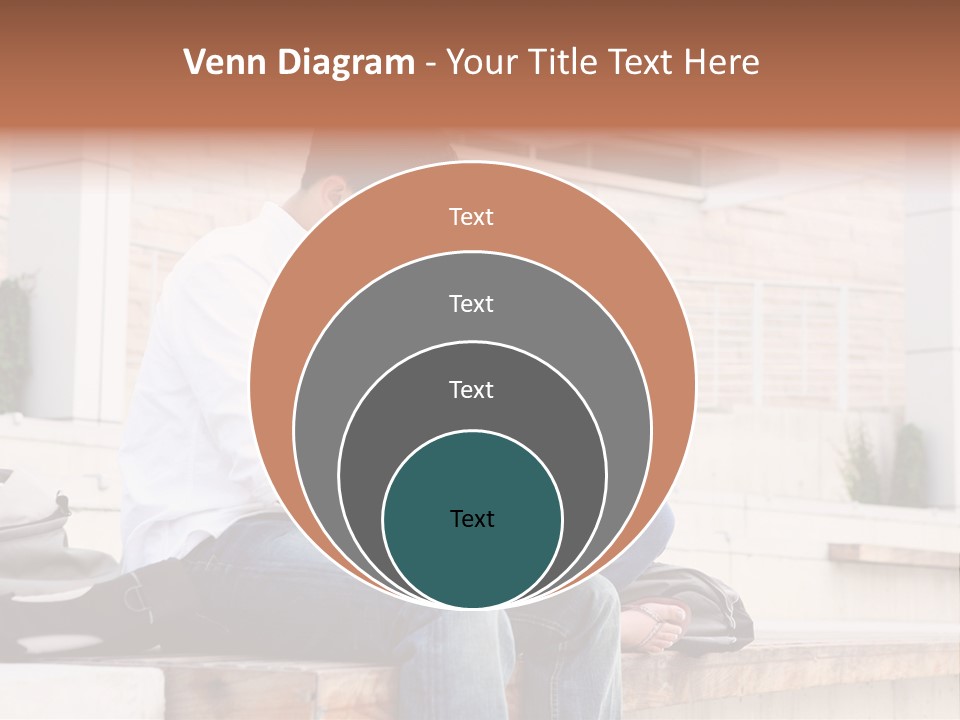 Attractive Students At College Studying Using A Laptop Computer PowerPoint Template