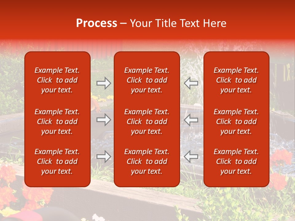 Squirrel At The Fountain PowerPoint Template
