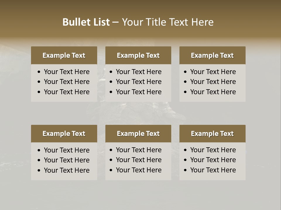 Kayakers In Cave PowerPoint Template