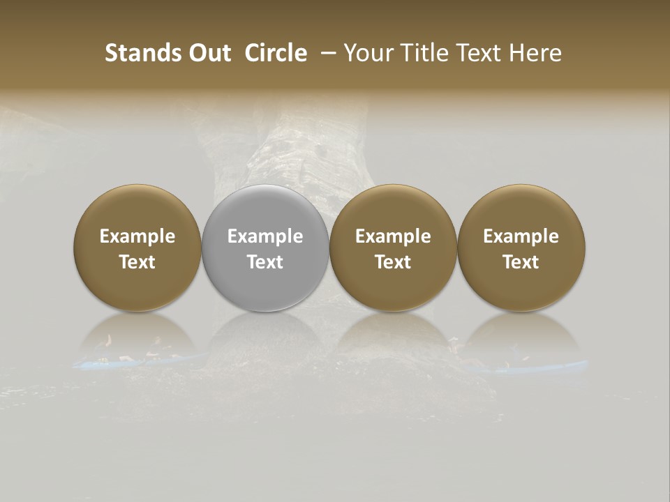 Kayakers In Cave PowerPoint Template