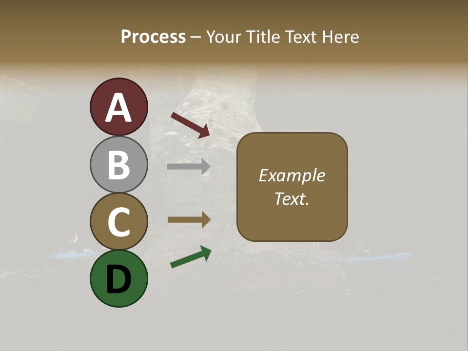 Kayakers In Cave PowerPoint Template