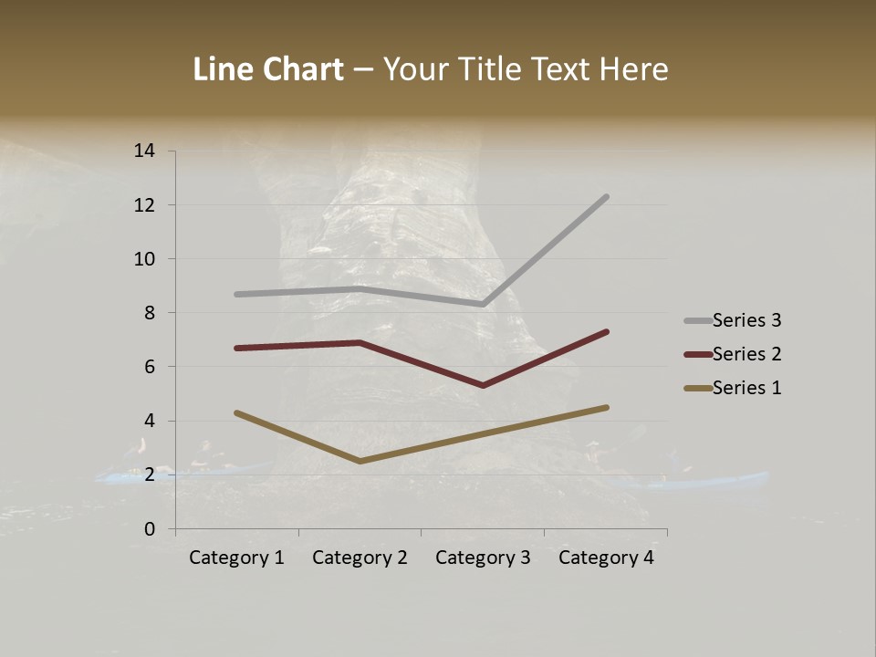 Kayakers In Cave PowerPoint Template